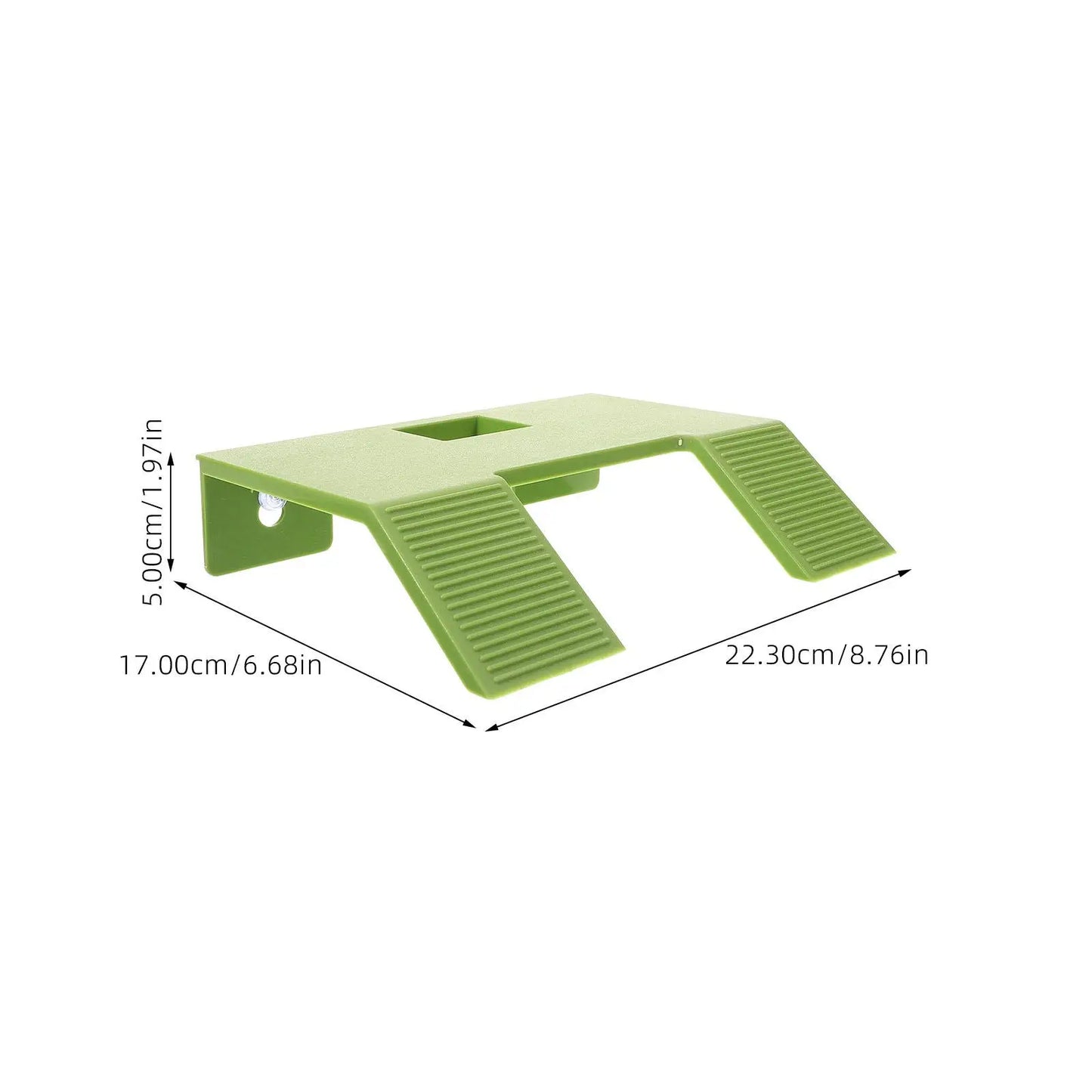Turtle Basking Platform Small Green Wear Resistant Lightweight Plastic Stable Aquarium Reptile Rest Stand Floating Island