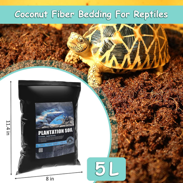 VCEPJH Loose Coconut Fiber Substrate, 2 Pack Natural Philippines